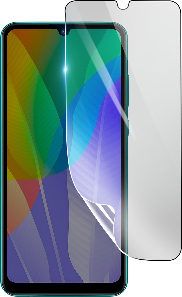 3mk, Geschikt voor Huawei Y6p, Schokbestendige Hydrogel Screenprotector, Transparant