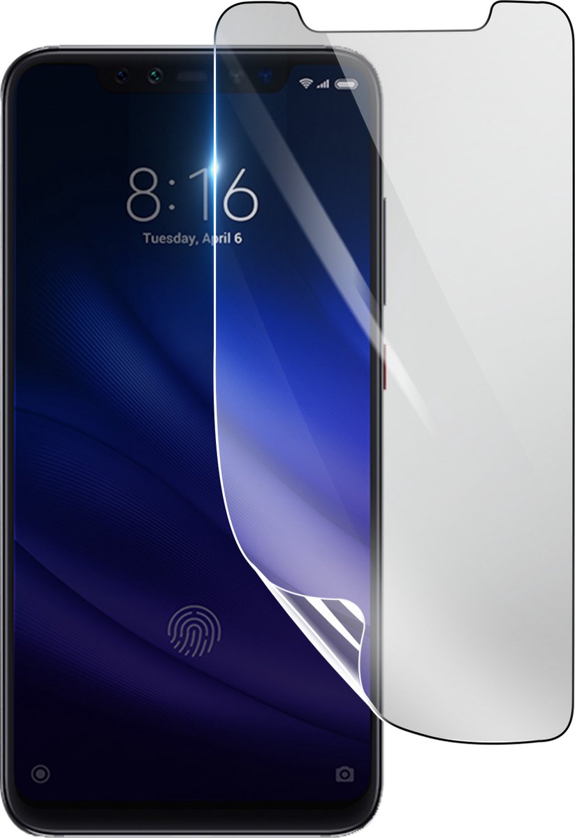 3mk, Geschikt voor Xiaomi Mi 8 Pro, Schokbestendige Hydrogel Screenprotector, Transparant