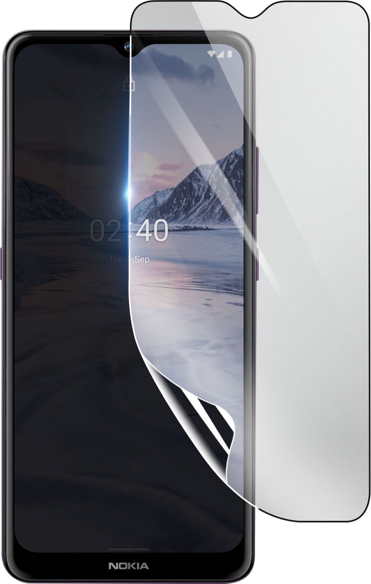 3mk, Geschikt voor Nokia 2.4, Schokbestendige Hydrogel Screenprotector, Transparant