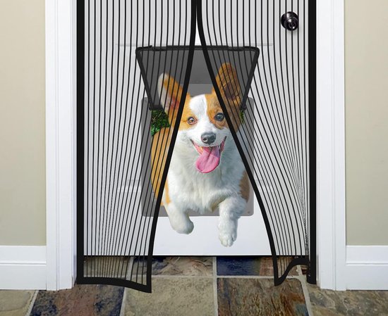 Zllzpzd Vliegengaas, magnetisch, 140 x 210 cm, muggennet voor