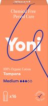 Yoni Tampons - Medium - 100% Biologisch Katoenen - 16 stuks