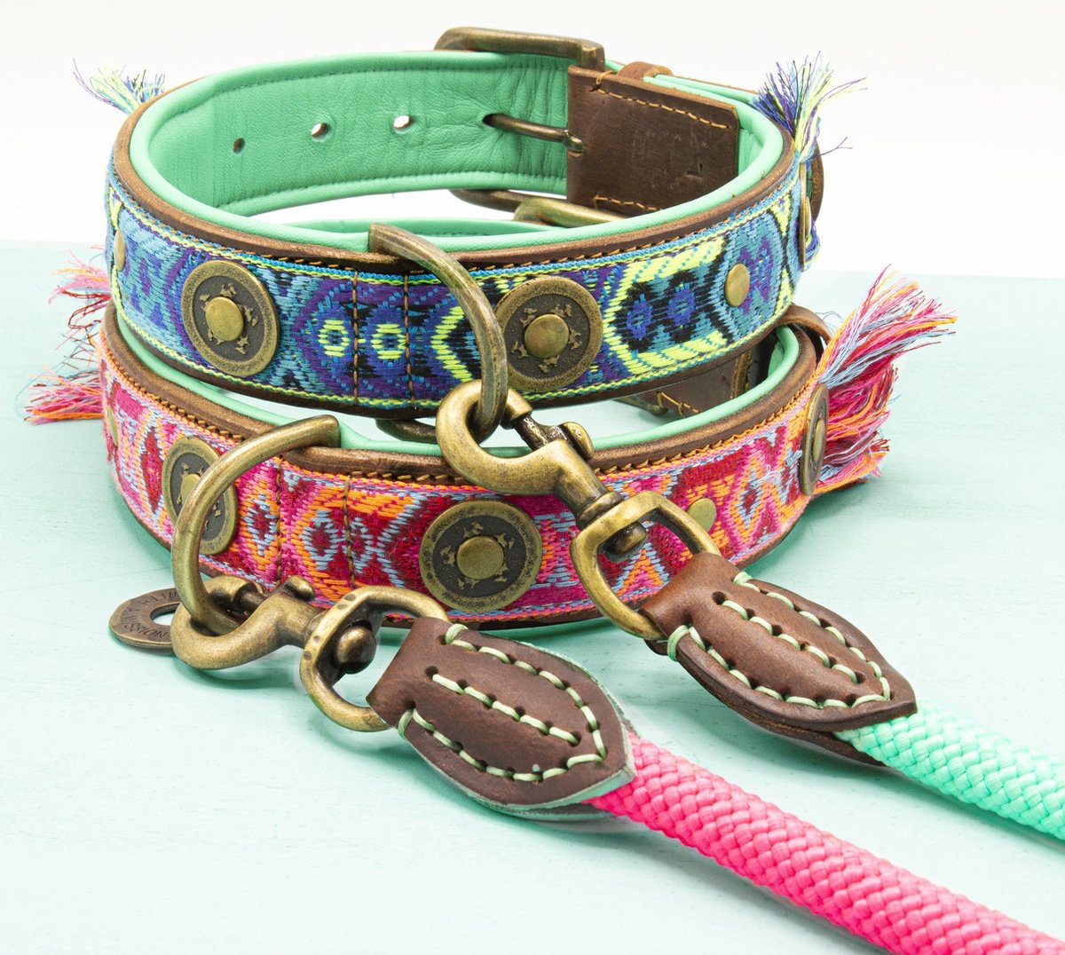 Boho Juan Hondenhalsband M (Halsomvang 34-39 cm / 2,5 cm)