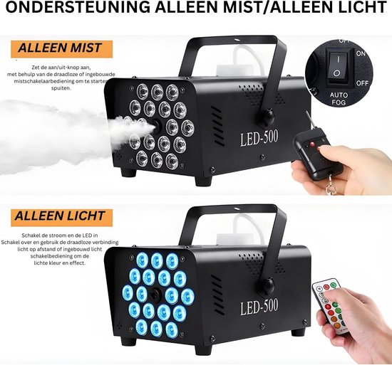 Beamz S1500 rookmachine DMX - Dutch DJ Equipment