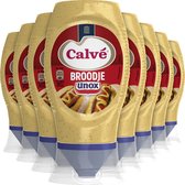 Calvé Squeeze Saus - Broodje Unox - 8 x 250 ml