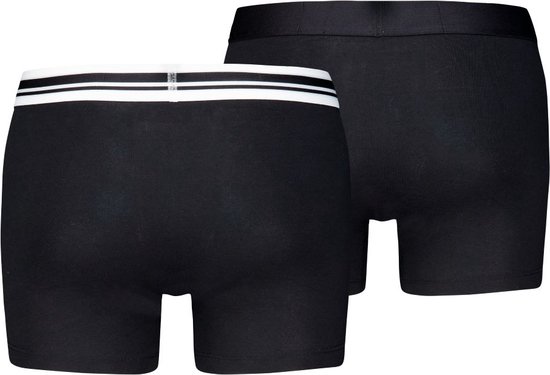 Puma Boxers Everyday Placed Logo - Lot de 2 - Noir / Noir - Taille M