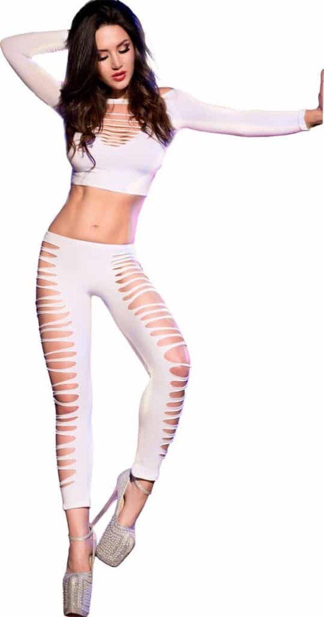 Goedkoopste TOP LEGGING CR3654 BLAN T.U
