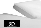 Aloe Vera - Split Topmatras 3D LATEX 10 CM - Gemiddeld ligcomfort - 140x210/10