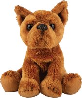 Pluche knuffel dieren Staffordshire Terrier hond 13 cm - Speelgoed knuffelbeesten - Honden soorten