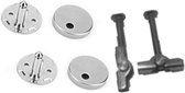 Bally Toiletbril Inox Montageset