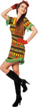 Wilbers & Wilbers - Spaans & Mexicaans Kostuum - Mexicaanse Bandita Senora Ranchera - Vrouw - Multicolor - Maat 44 - Carnavalskleding - Verkleedkleding