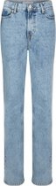 zoe karssen - dames -  toren lang recht -  denim met lichte wassing - 26