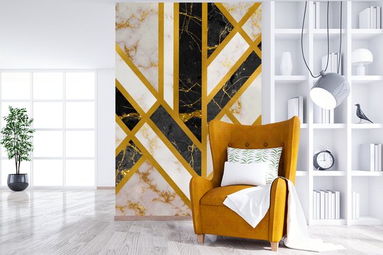 Papier peint - Papier peint Papier peint photo Marbre - Design - Luxe - Largeur 200 cm x hauteur 300 cm