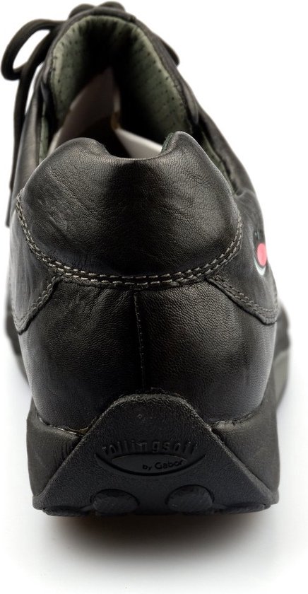 Gabor Rollingsoft 46.920.17 dames wandelsneaker - zwart - maat 37 | bol.com