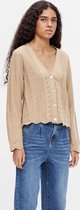 Object Vest Objportia Knit L/s Cardigan Pb11 23037402 Dijon/melange Dames Maat - S