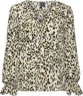 Vero Moda Blouse Vmbella Graphic Aop Ls Top Leo  Exp 10270526 Black/green And White Dames Maat - M