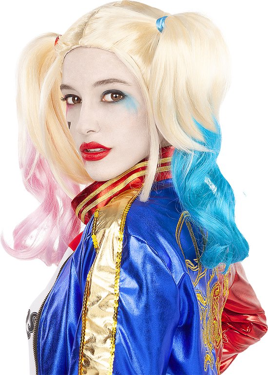 Funidelia | Costume Harley Quinn - Suicide Squad OFFICIEL pour les femmes taille L ▶ Super-héros, DC Comics, Suicide Squad, Villains - Blauw