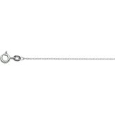 The Jewelry Collection Ketting Anker Plat 1,0 mm 45 cm - Goud