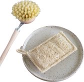 Little Bee Fresh - Keukenspons - Afwasspons - Loofah - Plasticvrij - Herbruikbaar - Zero Waste