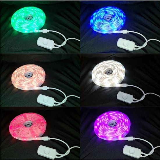 WOOX WIFI SMART LED RGBW LED STRIP 5 METER + ADAPTER | bol