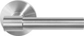 GPF3041.00 Hipi Deux deurkruk op ronde rozet RVS, 50x8mm