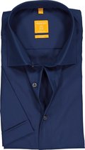 Redmond modern fit overhemd - korte mouw - rookblauw - Strijkvriendelijk - Boordmaat: 43/44