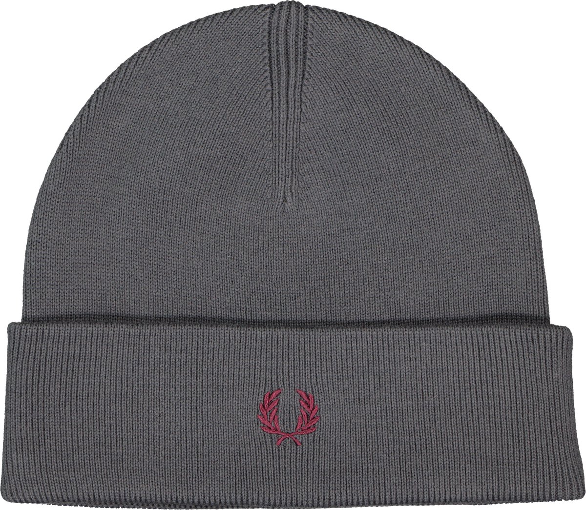 Fred Perry Beanie Merino Wol Grijs