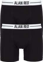 Alan Red - Boxershort Zwart 2Pack - Heren - Maat M - Body-fit