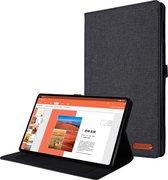 Tablet hoes voor Lenovo Tab M10 Plus (2de generatie) - 10.3 inch (TB-X606) - Book Case met Soft TPU houder - Zwart