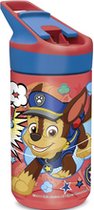 Nickelodeon Drinkfles Paw Patrol 480 Ml 18 Cm Tritan Rood/blauw