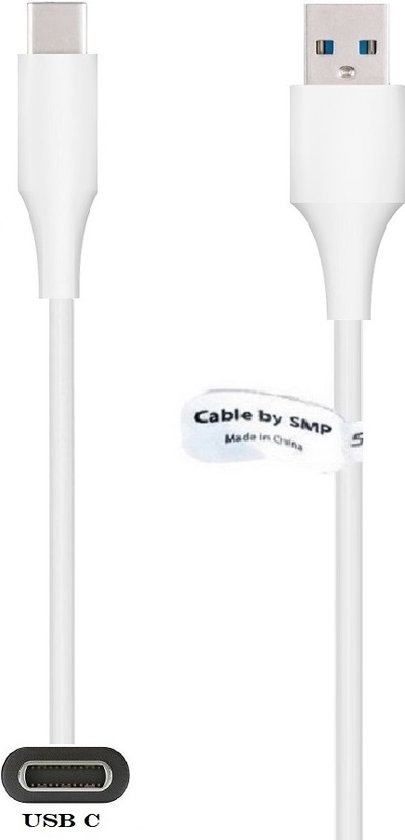 One One 0,8m USB 3.0 C kabel Robuuste 60W & 56 kOhm laadkabel. Oplaadkabel snoer geschikt voor o.a. Huawei Nova 4, 4e, Nova plus +, P10 (geen P10 Lite), P10 plus +, P20 lite (2019), P30 lite, P9 plus +, G9 plus +, Y8p, Nova 5i