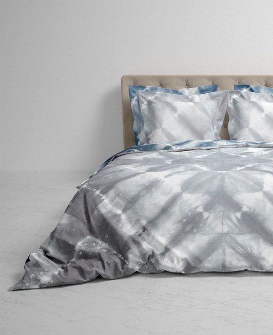 Heckett & Lane Housse de Couette Ellinas - Double - 200x200/220 cm - Blue