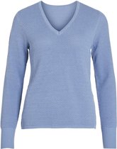 Vila Trui Vichassa V-neck L/s Knit Top - Fav 14067510 English Manor Dames Maat - M