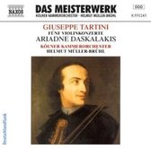 Ariadne Daskalakis, Kölner Kammerorchester, Helmut Müller-Brühl - Tartini: Fünf Violinkonzerte (CD)