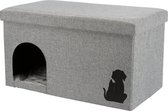 Trixie Kattenhuis Kimy Grijs 70X40X40 CM