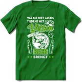 Val Me Niet Lastig Tijdens Het Vissen T-Shirt | Groen | Grappig Verjaardag Vis Hobby Cadeau Shirt | Dames - Heren - Unisex | Tshirt Hengelsport Kleding Kado - Donker Groen - XXL