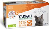 Yarrah organic kat multipack pate zalm / kalkoen / rund (8X100 GR)