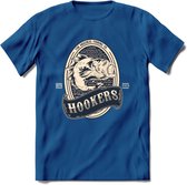 Vissen T-Shirt | Grappig Verjaardag Vis Hobby Cadeau Shirt | Dames - Heren - Unisex | Tshirt Hengelsport Kleding Kado - Donker Blauw - M