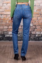 Broek Toxik3 hoge taille straight jeans