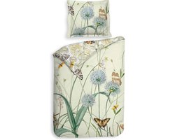 Heckett & Lane Lubin Dekbedovertrek - Eenpersoons - 140x200/220 cm - Off-White