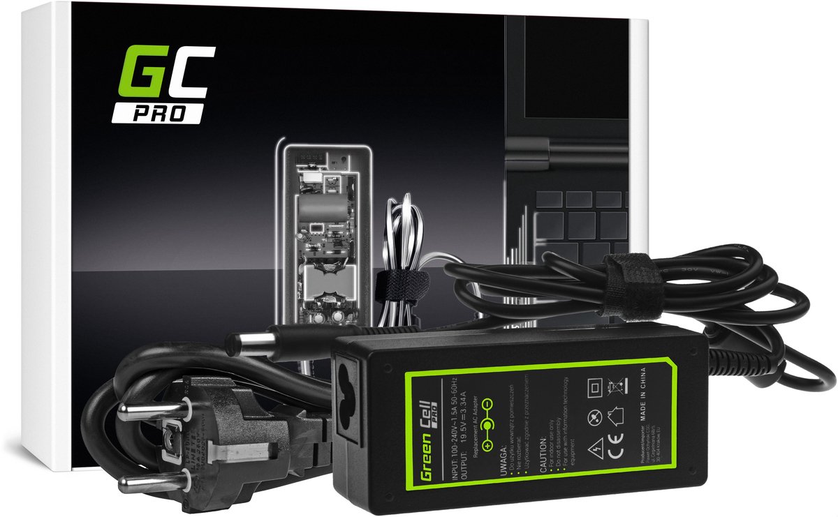 Green Cell AD07AP Laptop netvoeding 65 W 19.5 V 3.34 A