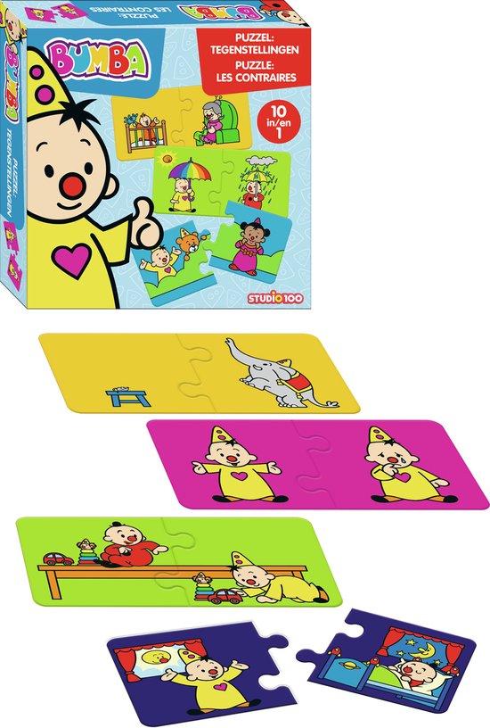 Bumba puzzel 10 in 1 - tegenstellingen - 10 puzzels van 2 stuks van Bumba — afbeelding 3