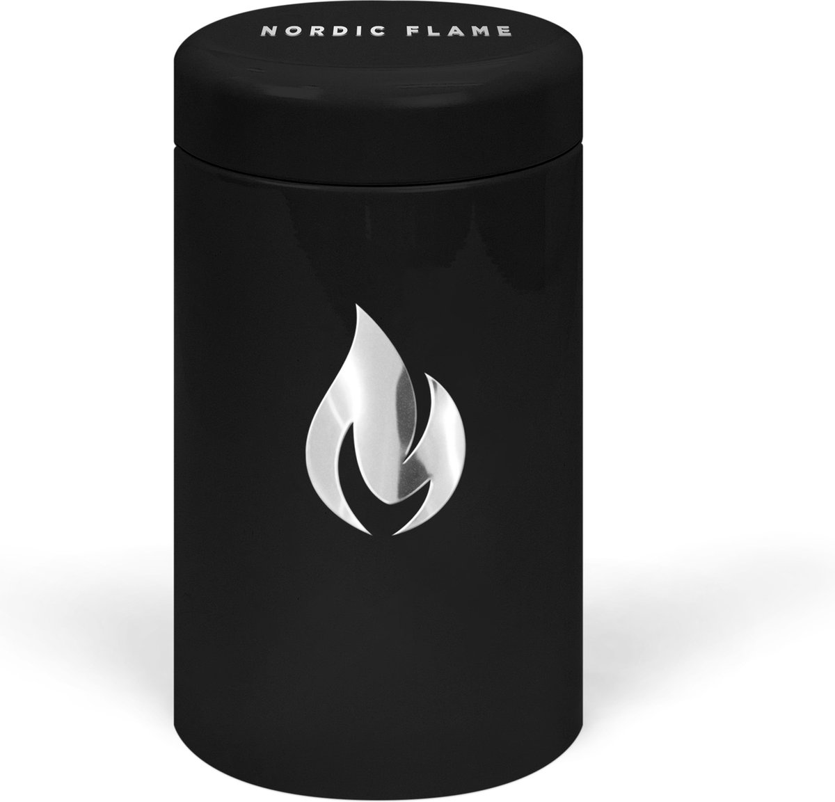 Design luciferdoos - Zwart - Zilver - Nordic Flame