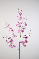 Kunstbloem - Orhcidee - topkwaliteit decoratie - 2 stuks - zijden bloem - Roze - 92 cm hoog
