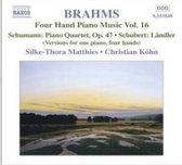 Silke-Thora Matthies & Christian Kohn - Brahms: Piano Music 4 Hands Volume 16 (CD)