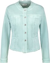 GERRY WEBER Dames Denim jack met rafelige rand