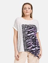 SAMOON Dames Blouseachtig shirt met animal print