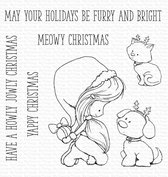 Furry and Bright Clear Stamps (TI-011)