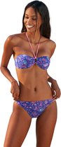 No Gossip Bandeau-bikiniset met bloemenpatroon - Met borstkussen en nekband VEELKLEURIG 38