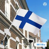 Vlag Finland 100x150cm - Spunpoly