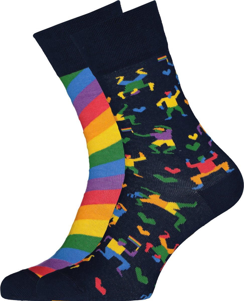 Toffe Sokken - Gekke Sokken - Over The Rainbow by Many Mornings Maat: 39 t/m 42